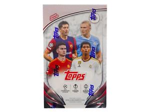 2023/24 Topps UEFA Club Competitions Soccer Hobby Box 24 Packs 8 Cards Per pack
