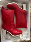 christian louboutin red boots women 38 new