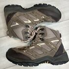 LL Bean Womens Trail Model 4 Brown Leather Mesh Waterproof Hiking Boots 8.5 Med