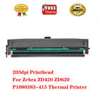 For Zebra ZD420 ZD620 203dpi Printhead P1080383-415 Thermal Printer P1080383-001