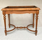 Antique  Hand Carved Cherry Wood Coffee Table - Rare!!