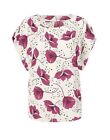 EUC Cabi Fall/Winter 2021 Pink Floral Boxy Top #4166 Size XL
