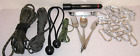 New ListingJunk drawer lot camping backpacking items spoon fork knife carabiners flashlight