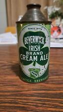 Beverwyck Irish Brand Cream Ale IRTP cone top can High Profile