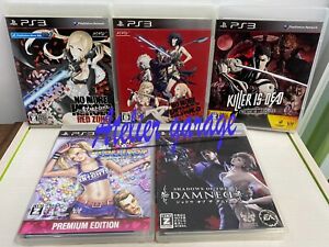 PS3 2 No More Heroes+KILLER IS DEAD+LOLLIPOP CHAINSAW+Shadows of the Damned 5Set