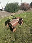 ULTRA RARE VINTAGE 1920s Steelcraft Ford Fire Truck Pedal Car  Old School Metal