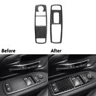 Carbon Fiber Front Door Control Cover Trim For Dodge Ram 1500 2013-2015 Type B