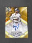 2023 BOWMAN STERLING SP RC LIOVER PEGUERO GOLD REFRACTOR AUTO!! #/50 PIRATES