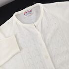 Vintage Penrose Women's Size 38 (S Small)  Button Front Cardigan Ivory Sweater