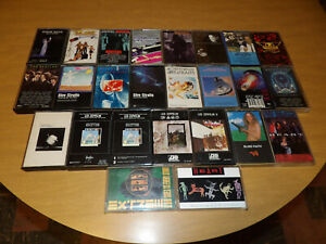 LOT of 25 Classic Rock Cassette Tapes! Led Zeppelin Dire Straits Journey ZZ Top!