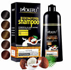 MOKERU Permanent Hair Dye Shampoo COCONUT Oil 500 ML  (6 COLORS AVAILABLE)