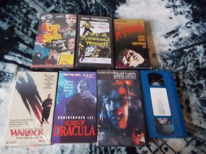 New Listing6 Halloween-Horror VHS, David Lynch Short Films Blue VHS, Lost in Space, Dracula