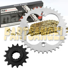 Gold Drive Chain And Sprockets Kit for Honda TRX400EX Sportrax 400 2X4 1999-2004 (For: Honda)