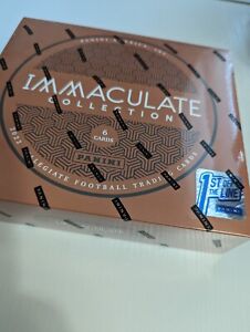 2022 PANINI IMMACULATE COLLEGIATE FOOTBALL 1st FIRST OFF THE LINE HOBBY BOX FOTL