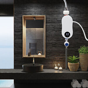 New ListingInstant Electric Hot Water Heater With Shower Head Bathroom Under Sink110V 3500W
