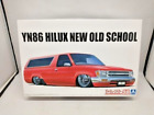 Aoshima No.59 Toyota YN86 Hilux New Old School Red 1995 1/24 Scale Model Kit