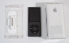 Apple iPod Nano 4th Generation 8GB A1285 Black MB754LL/A - WORKS/BAD BATTERY