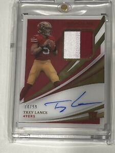 2021 Panini Immaculate Collection RPA Rookie Trey Lance #104 /99 On Card Auto