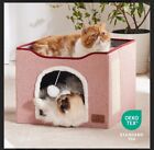 New ListingBedsure Cat Beds for Indoor Cats - Large Cat Cave for Pet Cat House with Fluffy