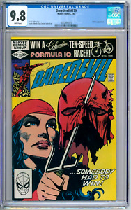 Daredevil 179 CGC Graded 9.8 NM/MT Elektra Marvel Comics 1982