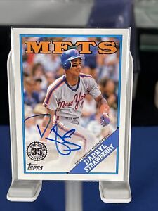 New Listing2023 Topps DARRYL STRAWBERRY  On CARD AUTO 1988 35TH ANNIVERSARY METS 88BA-DST
