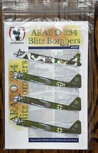 Eagle Strike 48169 1/48 Arado 234 Blitz Bombers Part 2 Decals