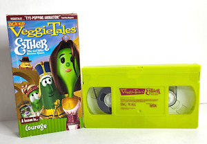 VeggieTales VHS Esther the Girl Who Became Queen 2000 Green Tape Big Idea