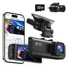 REDTIGER Dash Camera Front and Rear 4K Dash Cam For Cars Built-In WiFi & GPS