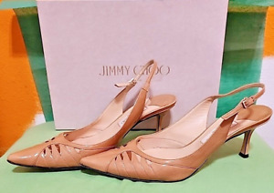 Jimmy Choo Evelyn Light Bronze Made in Italy Pumps Heels Womens Size 41 With Box