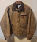 Carhartt Detroit Jacket Blanket Lined Mens 2XL J97 FRB Frontier Brown XXL STAINS