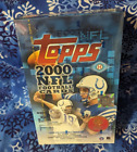 2000 Topps Football Sealed Hobby Box Insert, + Autos, Jersey Cards Possible