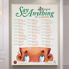 2024 Say Anything Tour Poster