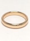 14K Yellow Gold Half Round Band Ring Size 6 (AP1092295)