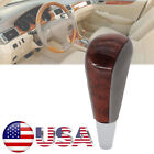 Grey Leather Walnut Wood Gear Shift Knob Stick Shifter Lever For Toyota Lexus (For: Toyota)