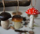 Mushrooms Hanging Ornament Amanita Fly Agaric Porcini King Bolete Home...
