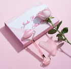 100% Natural Jade Facial Massage Roller & Gua Sha Set Gift Box Beauty Tools