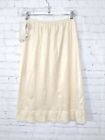 Vintage Women's Beige Slip Skirt Half Slip Nancy King Lingerie Sz Large 26