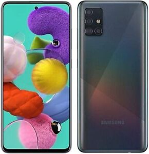 Samsung Galaxy A51 A515U Factory Unlocked 128GB Black Good Medium Burn