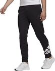 Adidas Men's Essentials French Terry Tapered Cuff Logo Pants