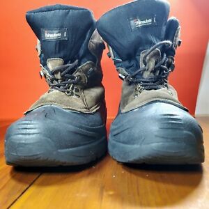 Leather/Rubber Mens Thinsulate Winter Boots Size 12 Blizzard Falls