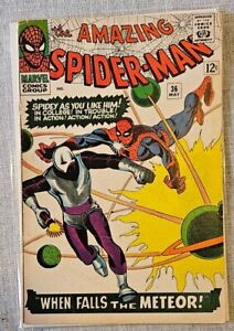 New ListingAmazing Spider-Man #36 First Looter Meteor Man 1966 Steve Ditko