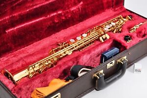 Yamaha YSS-675 Professional Soprano Saxophone w/HardCase Sweet Sound Used Fm JP