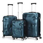 Classic Luggage 3 Pieces Set Suitcase Hardshell Trolley Cart with TSA Lock