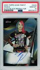 2020 Topps Finest WWE Asuka Black Refractor Auto #A-AS #03/25 PSA 10
