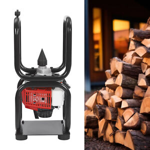 New Listing64CC Gas Powered Log Wood Splitter Cutter CDI Manual Start Firewood Splitter 48F