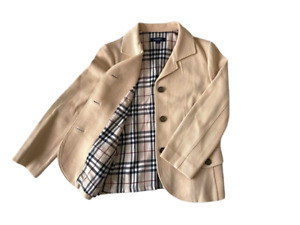 Burberry Nova Check Tailored Jacket Beige size S Original Women
