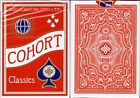 Cohort Red v2 Marked Playing Cards Poker Size Deck Cartamundi Custom Limited New