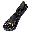 MIDI Cable 3 ft Male to Male 5 Pin DIN Plugs Black