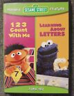 Sesame Street Double Feature: 123 Count with Me & Learning About Letters 2 DVD's