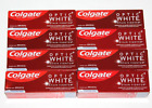 LOT (8) COLGATE OPTIC WHITE STAIN FIGHTER CLEAN MINT PASTE TOOTHPASTE 4.2OZ 2025